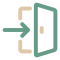 icono puerta abierta